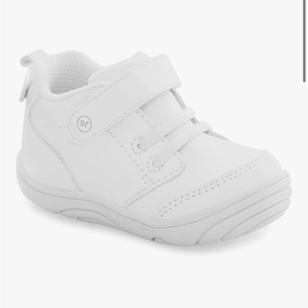 Stride Rite All-White Baby Walker Shoes